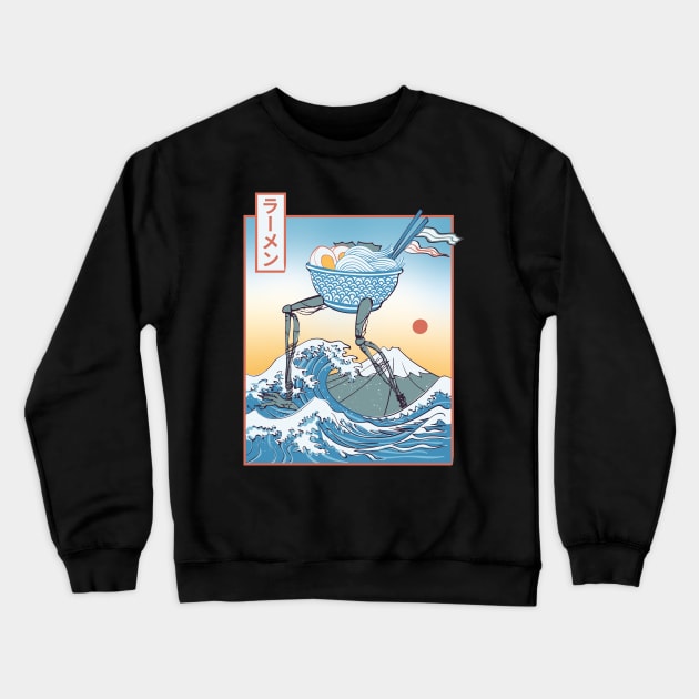 Ramen Monster Crewneck Sweatshirt by Marina BH